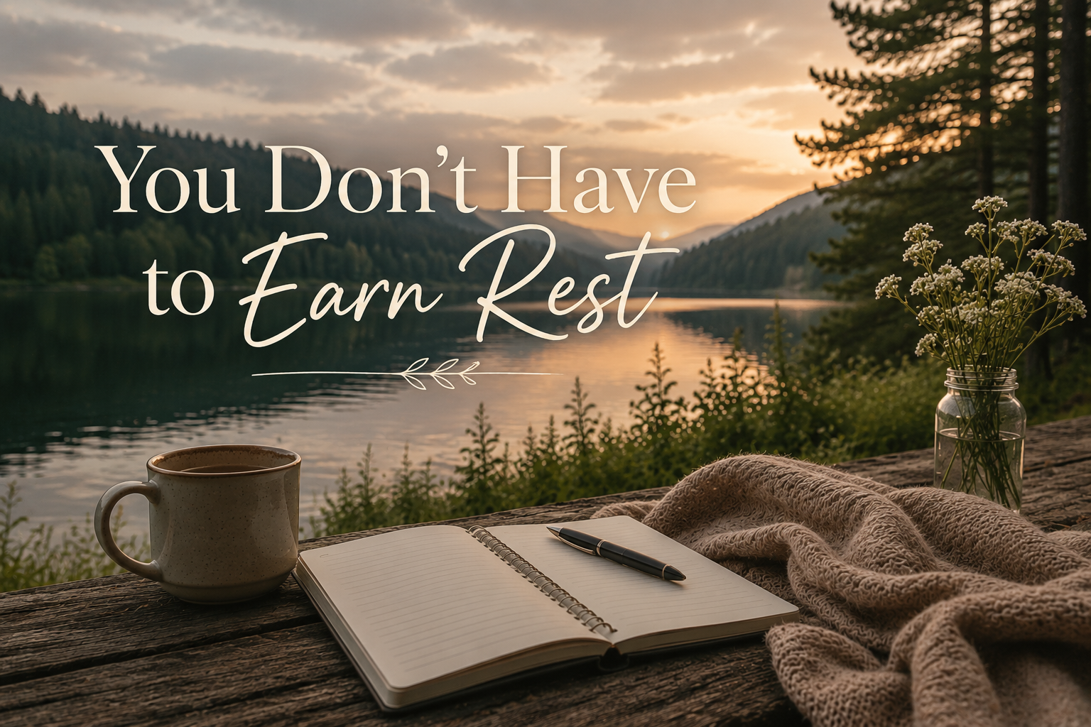 You Don’t Have to Earn Rest