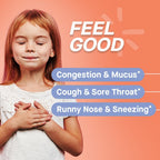 Kids Cold Crush | Multi-Symptom Cough & Cold, Sore Throat, Congestion Relief for Children | Acai Berry Flavor | Organic & Non-Gmo | Homeopathic Remedy Made Clean | 60 Chewable Tablets Age 4-11​