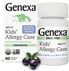 Kids Allergy Care | Drug Free, Non-Drowsy Children'S Allergy & Decongestant Remedy | Vegan & Non-Gmo | Homeopathic Relief Made Clean | Organic Acai Berry Flavor | 60 Chewable Tablets Ages 3-11