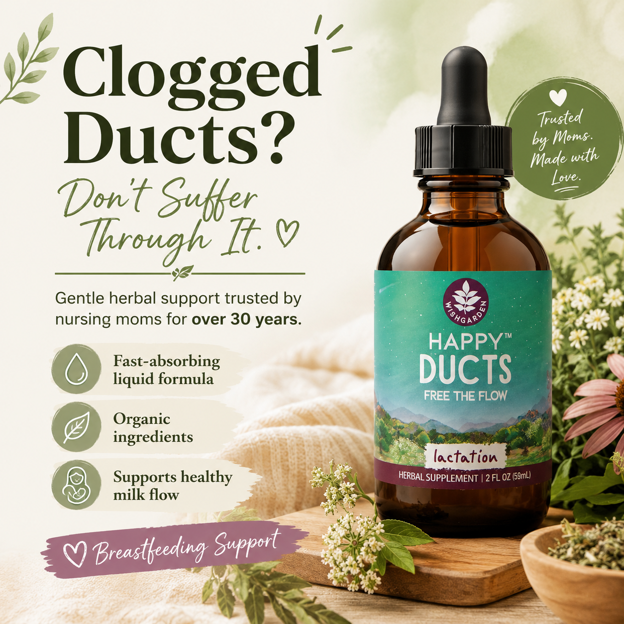 Happy Ducts Herbal Lactation Drops