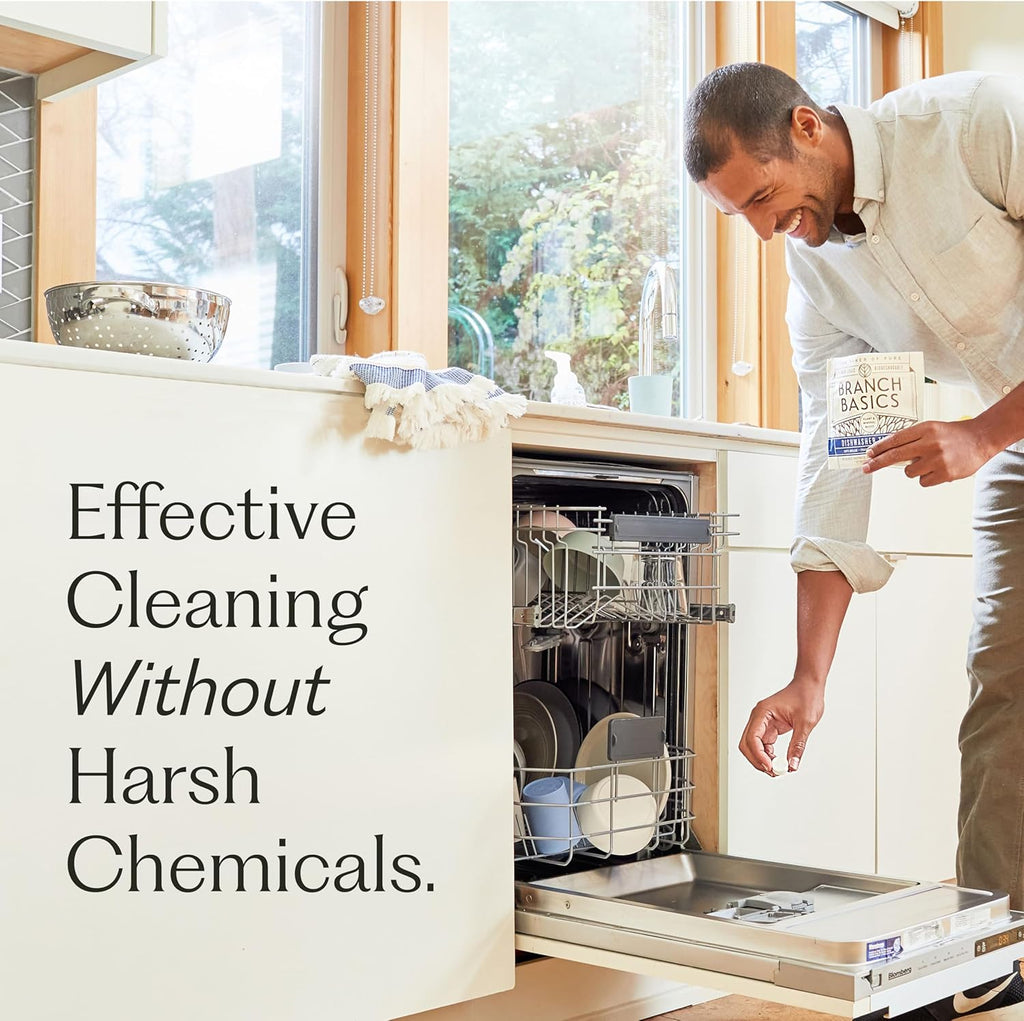 Dishwasher Tablets – 120 Ct | Plastic-Free, Fragrance-Free, Human-Safe | Delivers a Powerful Clean without Harsh Chemicals (40 Count, Pack of 3)