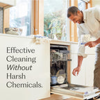 Dishwasher Tablets – 120 Ct | Plastic-Free, Fragrance-Free, Human-Safe | Delivers a Powerful Clean without Harsh Chemicals (40 Count, Pack of 3)