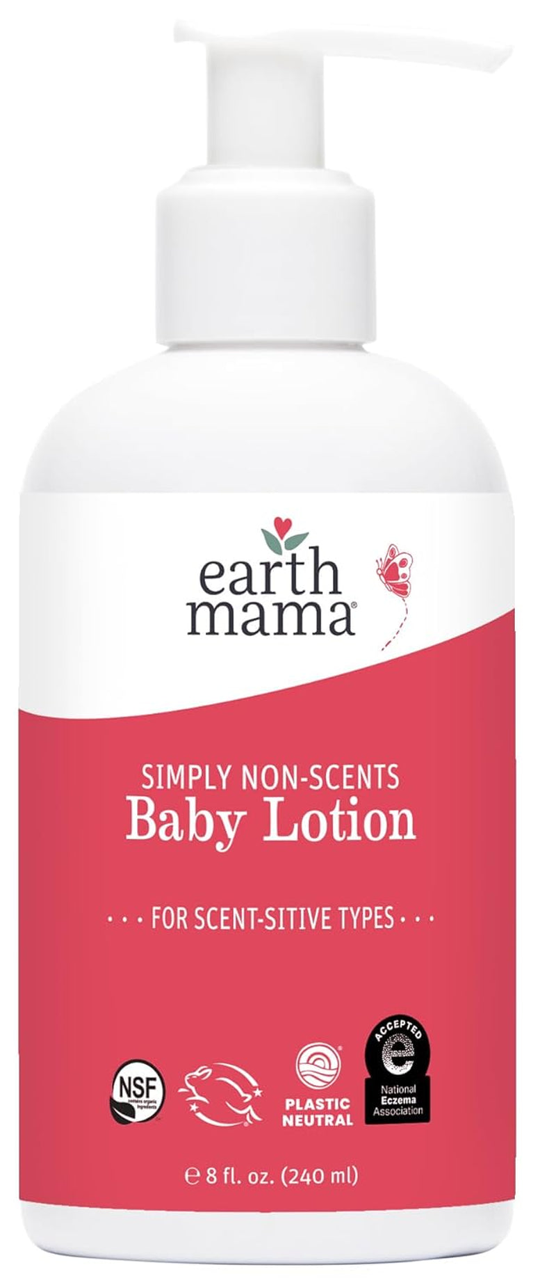 Simply Non-Scents Baby Lotion for Dry Skin - Calendula Cream for Newborn Skin Care - 8 Oz - Fragrance Free - Infant Essentials