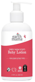 Simply Non-Scents Baby Lotion for Dry Skin - Calendula Cream for Newborn Skin Care - 8 Oz - Fragrance Free - Infant Essentials