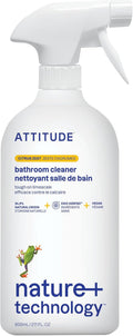 Bathroom Cleaner Spray, EWG Verified, Plant-Based & Vegan, Safe for Bathroom Surfaces, Tiles, Tubs, Shower Walls, and Grout, Citrus Zest Scent, 27.1 Fl Oz