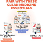 Kids Cold Crush | Multi-Symptom Cough & Cold, Sore Throat, Congestion Relief for Children | Acai Berry Flavor | Organic & Non-Gmo | Homeopathic Remedy Made Clean | 60 Chewable Tablets Age 4-11​