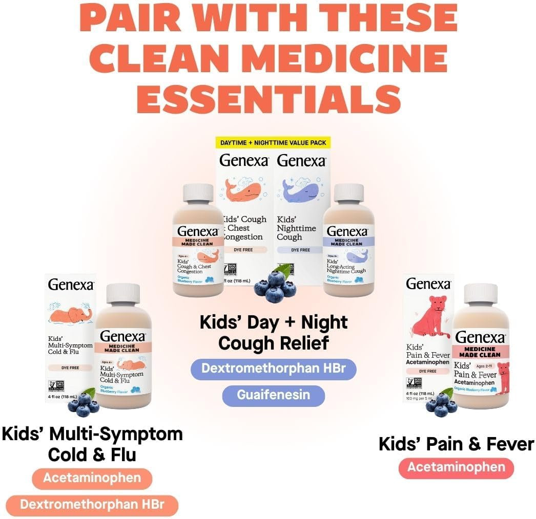 Kids Cold Crush | Multi-Symptom Cough & Cold, Sore Throat, Congestion Relief for Children | Acai Berry Flavor | Organic & Non-Gmo | Homeopathic Remedy Made Clean | 60 Chewable Tablets Age 4-11​