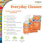 Everyday Cleaner Kit - Multipurpose Cleaner Spray, Kitchen Counter Cleaner, Natural Cleaning Products, Multi-Surface Household Solution, 16 Oz Reusable Empty Bottle + Two Fills, 3 Oz Ea.