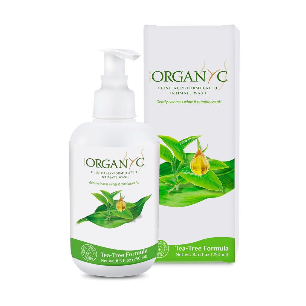 Feminine Intimate Wash for Sensitive Skin, 250 Ml, Ph-Balanced Cleanser with Organic Tea Tree & Botanical Extracts