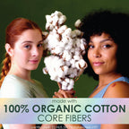 Cotton Tampons Regular/Super Absorbency Multipack, Contains an Organic Cotton Core, Made without Synthetic Pesticides, or Fragrances, 84 Count (2 Packs of 42)