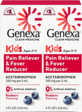 Children'S Clean Acetaminophen | Pediatrician Preferred Ingredients | Pain & Fever Reducer for Kids | Dye Free, 0% Artificial Additives | Ages 2-11, Delicious Organic Blueberry Liquid, 4 Fl Oz