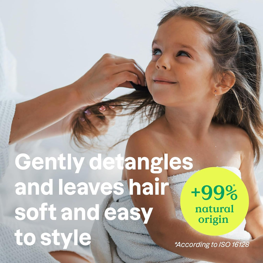 Rinse-Free Hair Detangler Spray for Kids, EWG Verified Leave in Product, Plant- and Mineral-Based Ingredients, Vegan, Watermelon & Coco, 8 Fl Oz