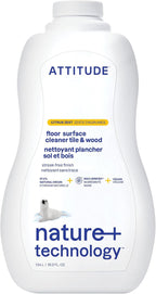 Floor Cleaner, EWG Verified, Streak-Free, Vegan & Plant-Based for Tile, Wood & Laminate Floors, Citrus Zest Scent, 35.2 Fl Oz