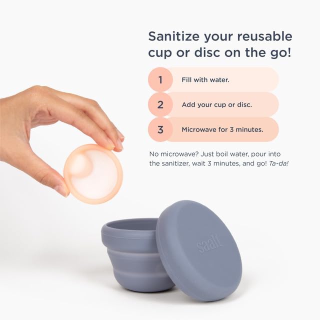 Compact Period Cup Sanitizer