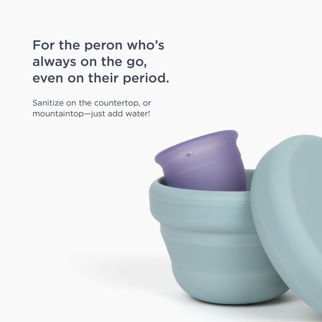 Compact Period Cup Sanitizer