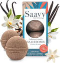 Bath Bombs – Relaxing Foaming Fizz Bubbles, Organic Bath Bombs (Pack of 1, 12 Ounce, Tahitian Vanilla)