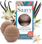 Bath Bombs – Relaxing Foaming Fizz Bubbles, Organic Bath Bombs (Pack of 1, 12 Ounce, Tahitian Vanilla)