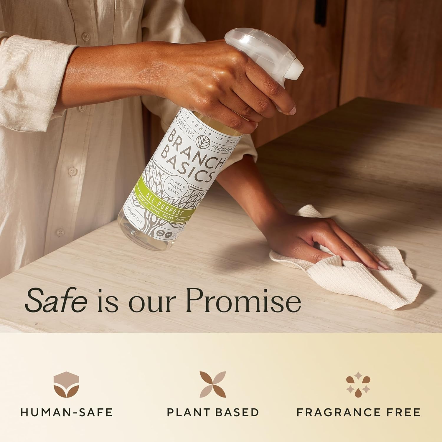 Premium Starter Kit: All Purpose Cleaner, Glass, and Bathroom Cleaner plus Our Foaming Wash, and Laundry Bottle (3 Plastic Spray Bottles + Concentrate) Fragrance-Free