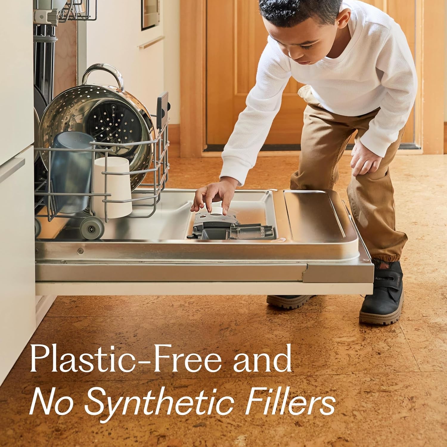 Dishwasher Tablets – 120 Ct | Plastic-Free, Fragrance-Free, Human-Safe | Delivers a Powerful Clean without Harsh Chemicals (40 Count, Pack of 3)