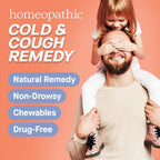 Kids Cold Crush | Multi-Symptom Cough & Cold, Sore Throat, Congestion Relief for Children | Acai Berry Flavor | Organic & Non-Gmo | Homeopathic Remedy Made Clean | 60 Chewable Tablets Age 4-11​