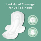 Pads for Women, Organic Cotton Cover - Moderate Absorbency, Feminine Care, Ultra Thin, Sanitary Napkins with Wings, Unscented (Regular, 56 Total)