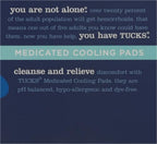 Medicated Cooling Pads, 100 Count – Hemorrhoid Pads with Witch Hazel, Cleanses Sensitive Areas, Protects from Irritation, Hemorrhoid Treatment, Medicated Pads Used by Hospitals