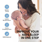Magnesium Lotion for Kids - Organic Magnesium Lotion for Babies - Soothing Relief & Relaxation - Topical Magnesium Cream Calms Children at Bedtime & Night - without Melatonin (4 Oz)
