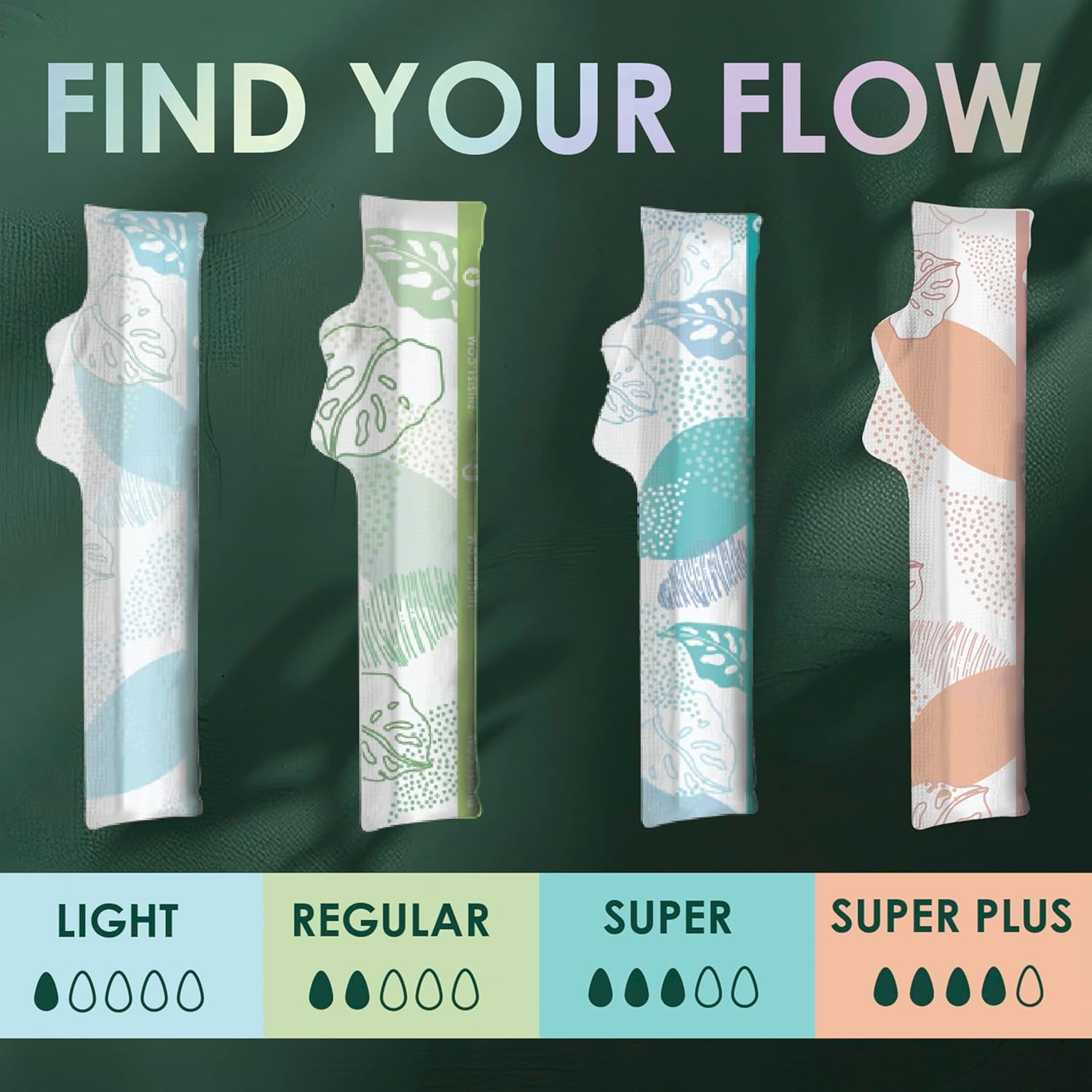 Cotton Tampons Regular/Super Absorbency Multipack, Contains an Organic Cotton Core, Made without Synthetic Pesticides, or Fragrances, 84 Count (2 Packs of 42)