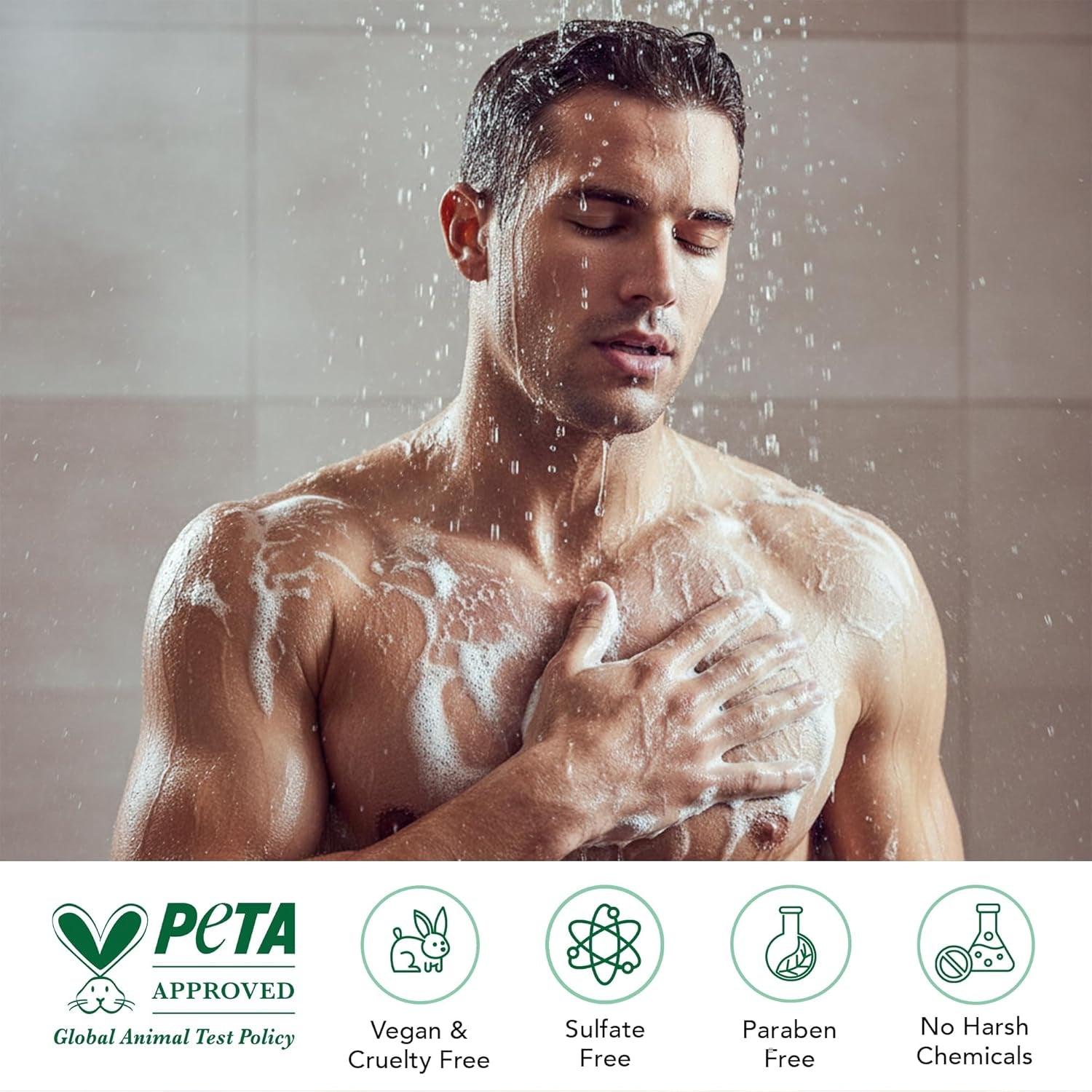 Tea Tree Body Wash -16 Fl Oz- All-Natural & Odor-Control Shower Gel for Acne, Athlete’S Foot, Ringworm, Jock Itch & Healthy Skin, Sulfate & Paraben Free, for Men & Women