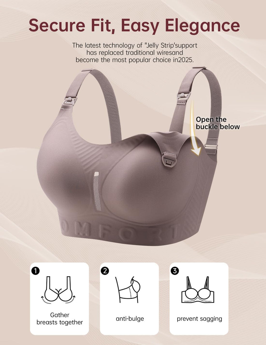 ComfortFit Maternity Nursing Bras