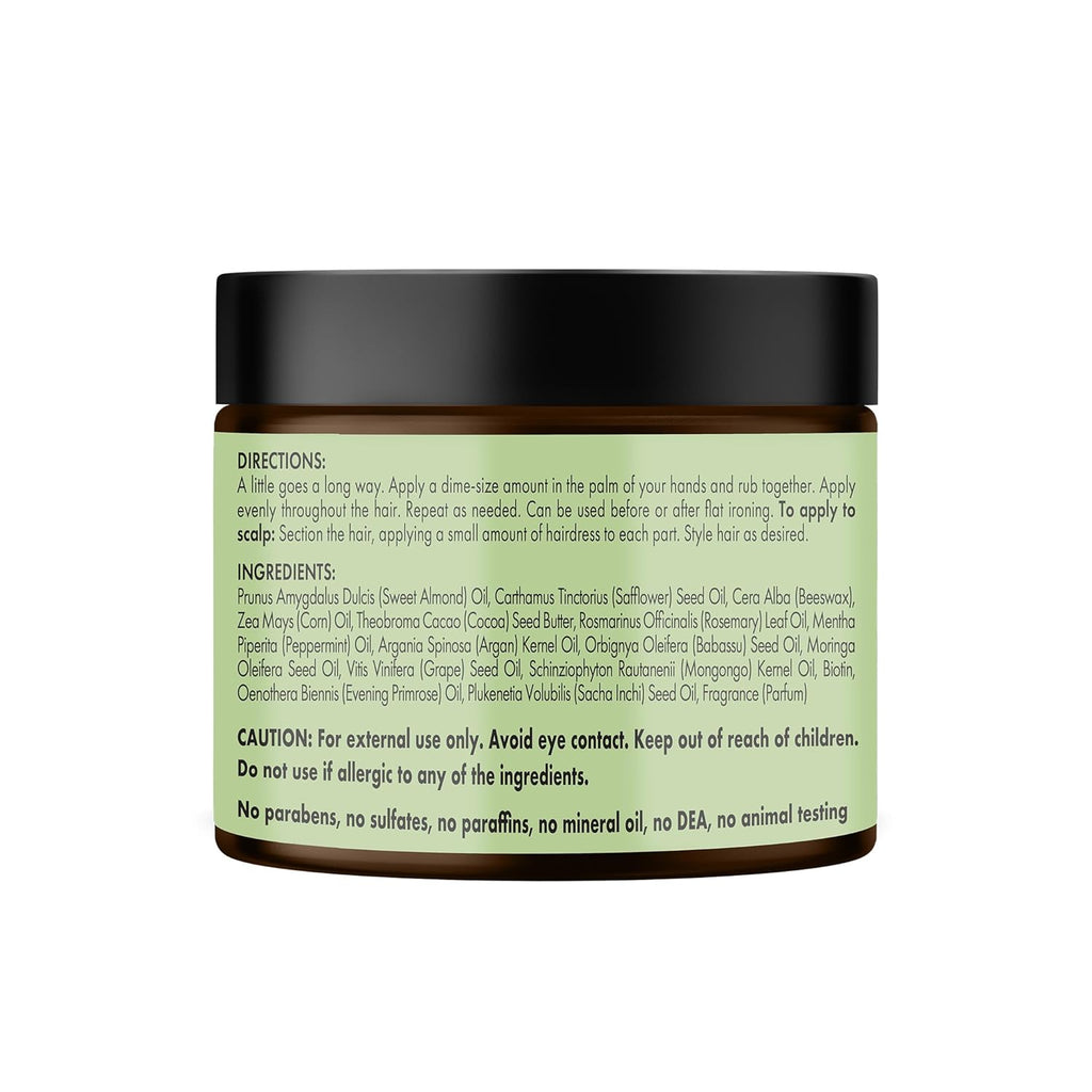 Rosemary & Mint Hair Pomade for Women & Men - Conditioning Natural Hair Moisturizer to Quench the Scalp, Lock in Wave Patterns, Add Shine & Help Protect against Dryness (5 Oz)