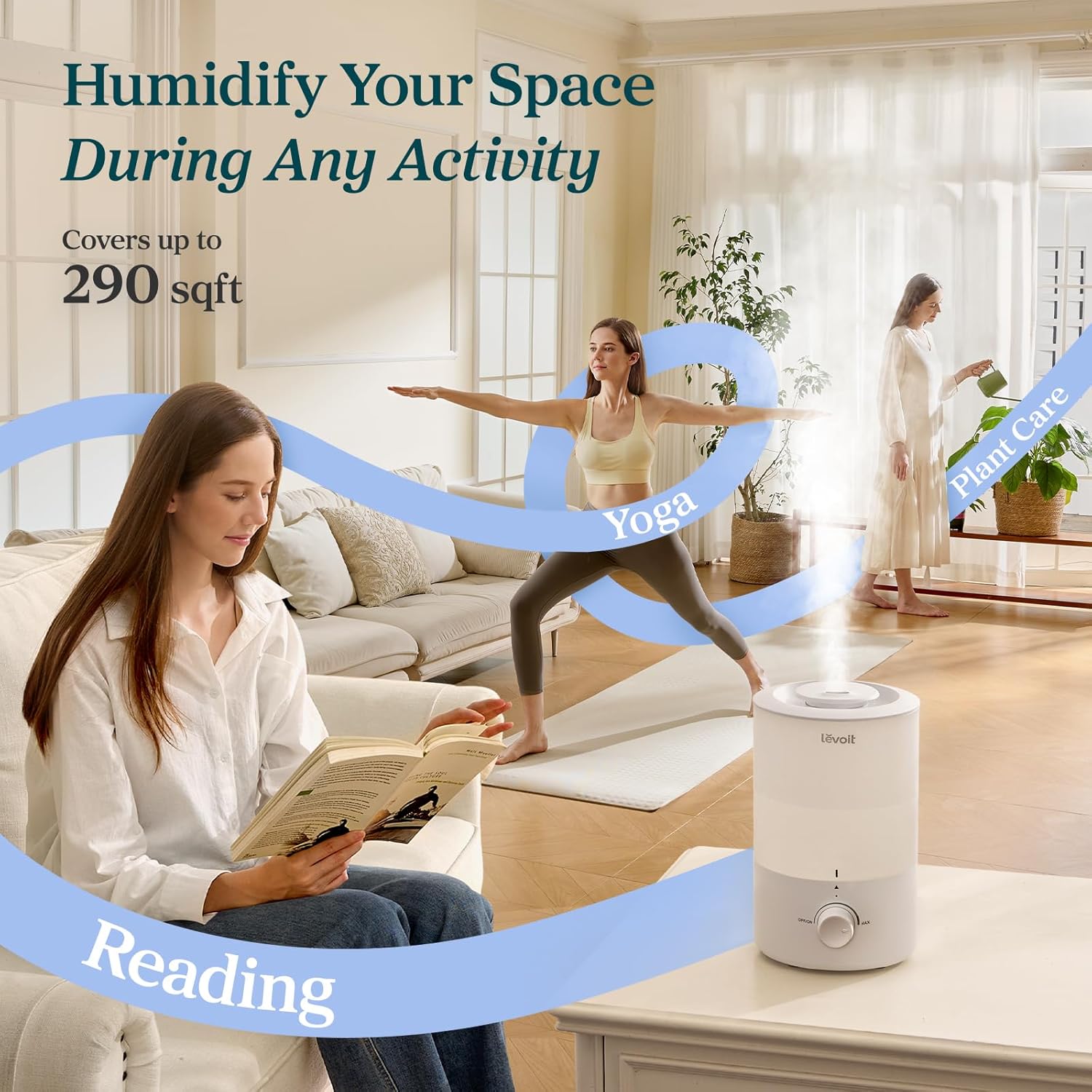 Quiet Aromatherapy Humidifier for Relaxation