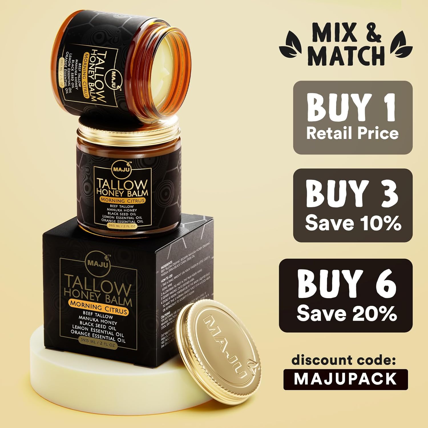 Citrus Glow Honey Balm