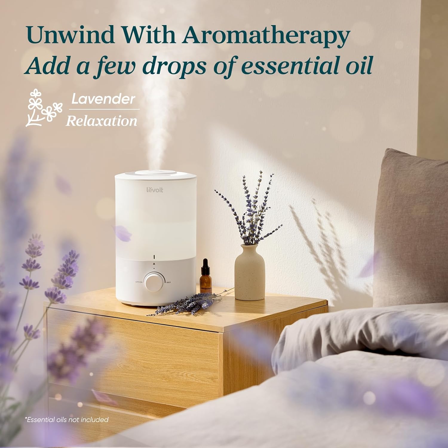 Quiet Aromatherapy Humidifier for Relaxation