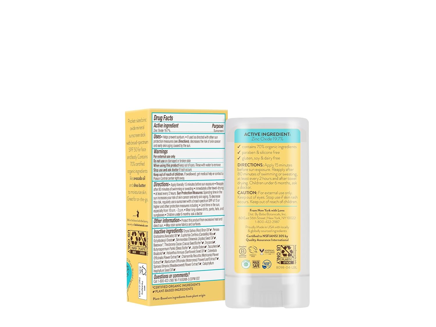 Babo Botanicals Sun Stick