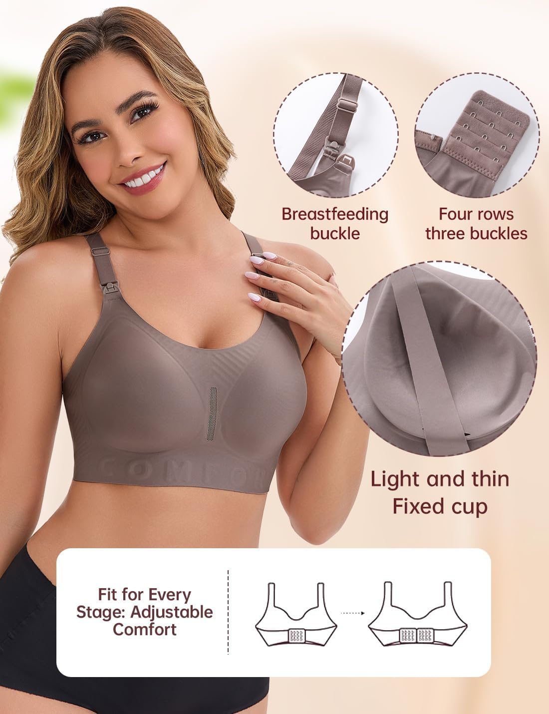 ComfortFit Maternity Nursing Bras