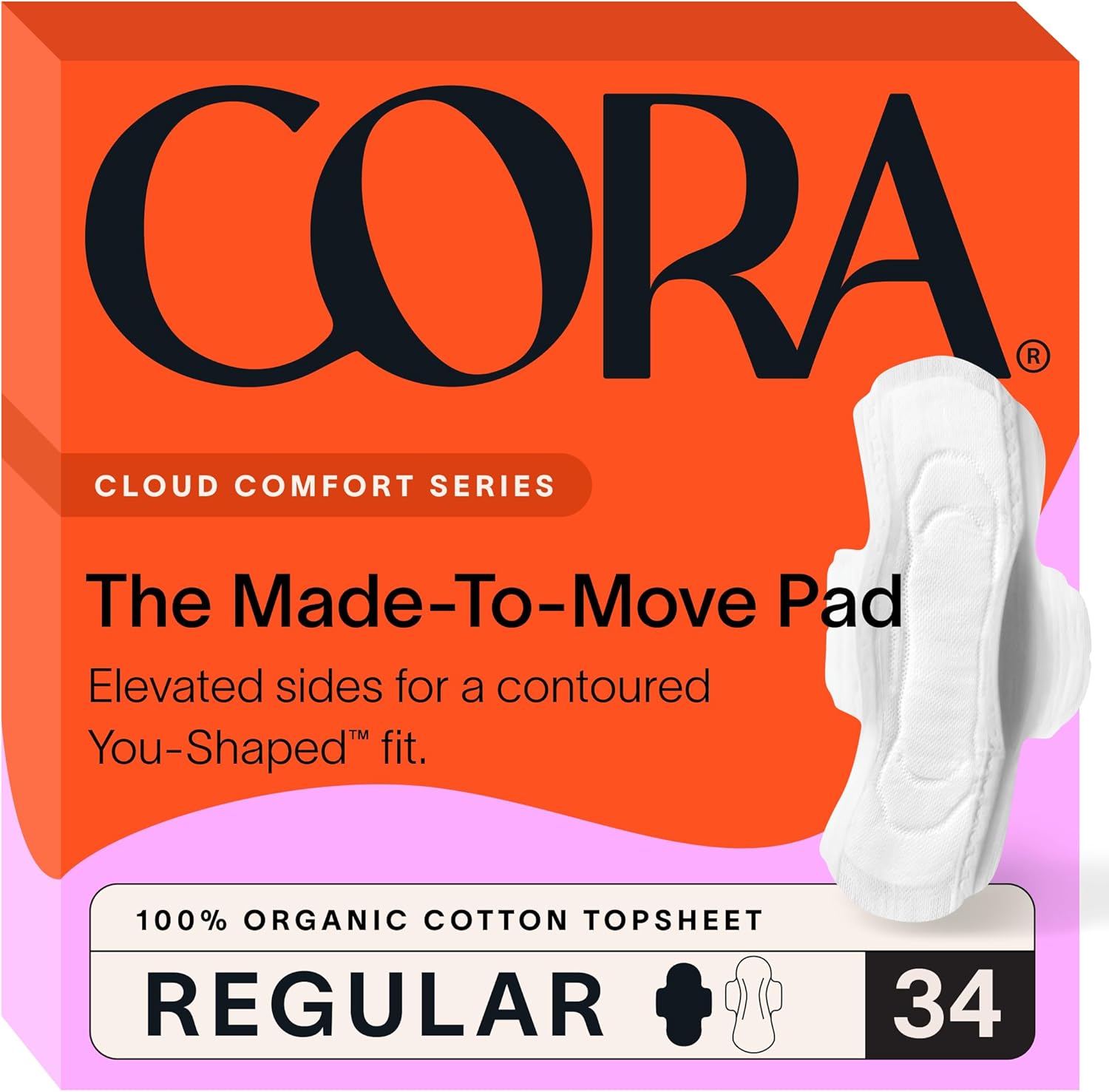 Cora Organic Cotton Comfort Pads