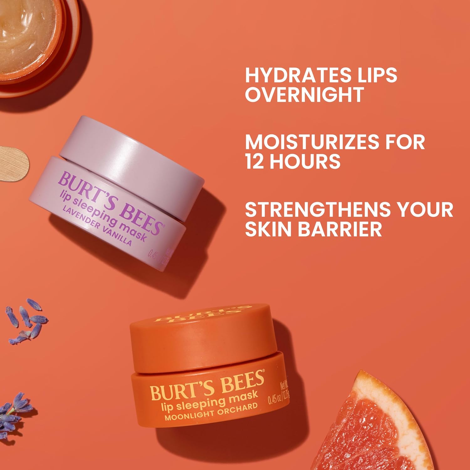 Lavender Vanilla Lip Mask