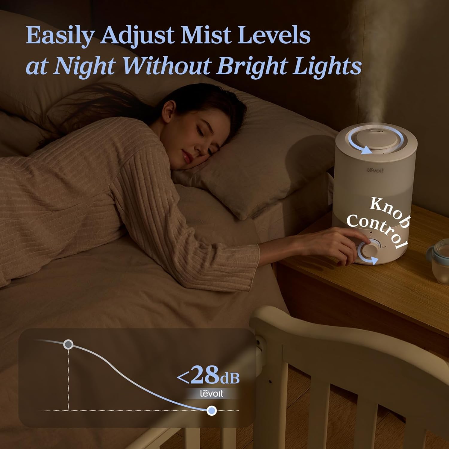 Quiet Aromatherapy Humidifier for Relaxation