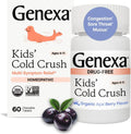 Kids Cold Crush | Multi-Symptom Cough & Cold, Sore Throat, Congestion Relief for Children | Acai Berry Flavor | Organic & Non-Gmo | Homeopathic Remedy Made Clean | 60 Chewable Tablets Age 4-11​