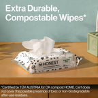 Baby Wipes for Sensitive Skin, Hypoallergenic, Fragrance-Free, Multi-Use, Pattern Play Design, 720 Count (10 Packs of 72)