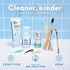 The Humble Co Plant-Based Soft Bristle Toothbrushes, 5 Pack - Manual Tooth Brush Set for Adults - Made with Plant Based Materials & Bpa-Free Bristles - Dental Oral Care & Hygiene