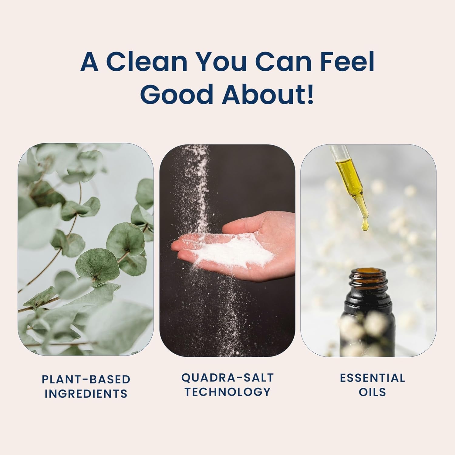 Natural Glass Cleaner Kit - Removes Dirt & Debris for Sparkling Clean Windows & Glass Surfaces at Home, Office & Garage, Includes 16 Oz Reusable Empty Bottle + Two Fills, 3 Oz Ea.