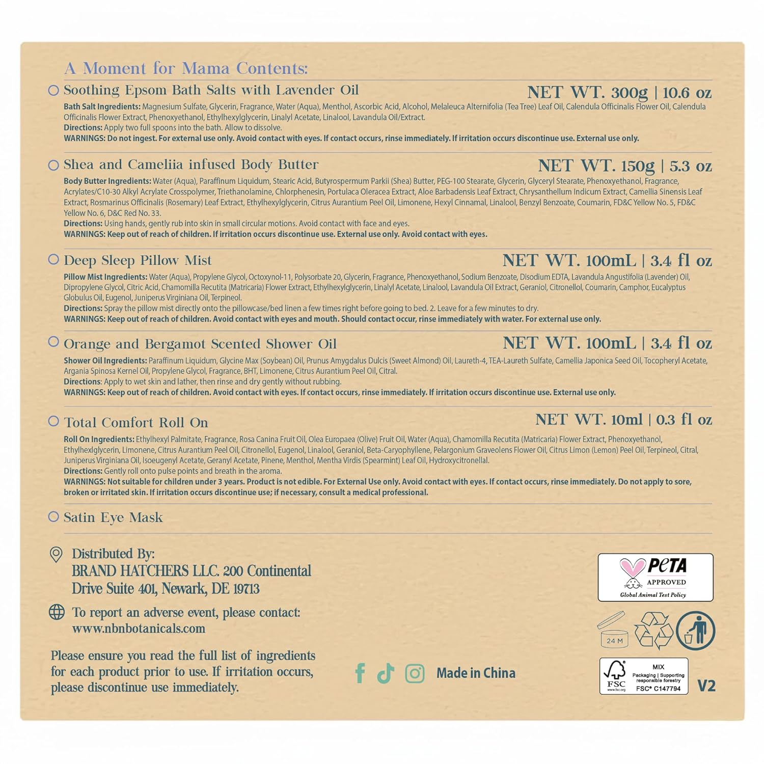 Nurture by Nature Self-Care Set
