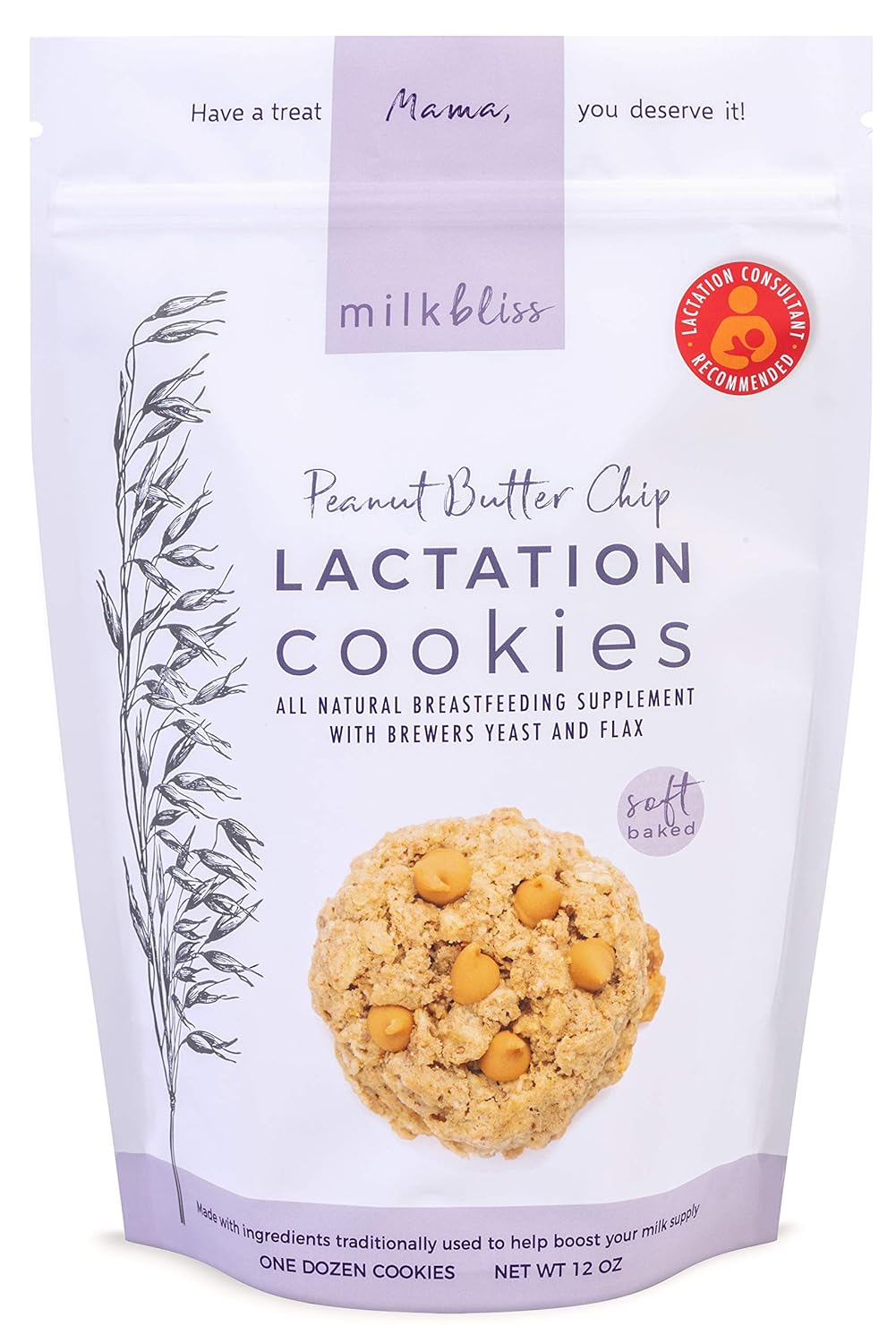 MilkBliss Peanut Butter Cookies