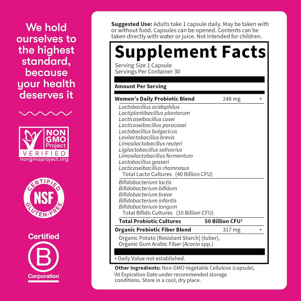 Women's Daily Probiotic Boost
