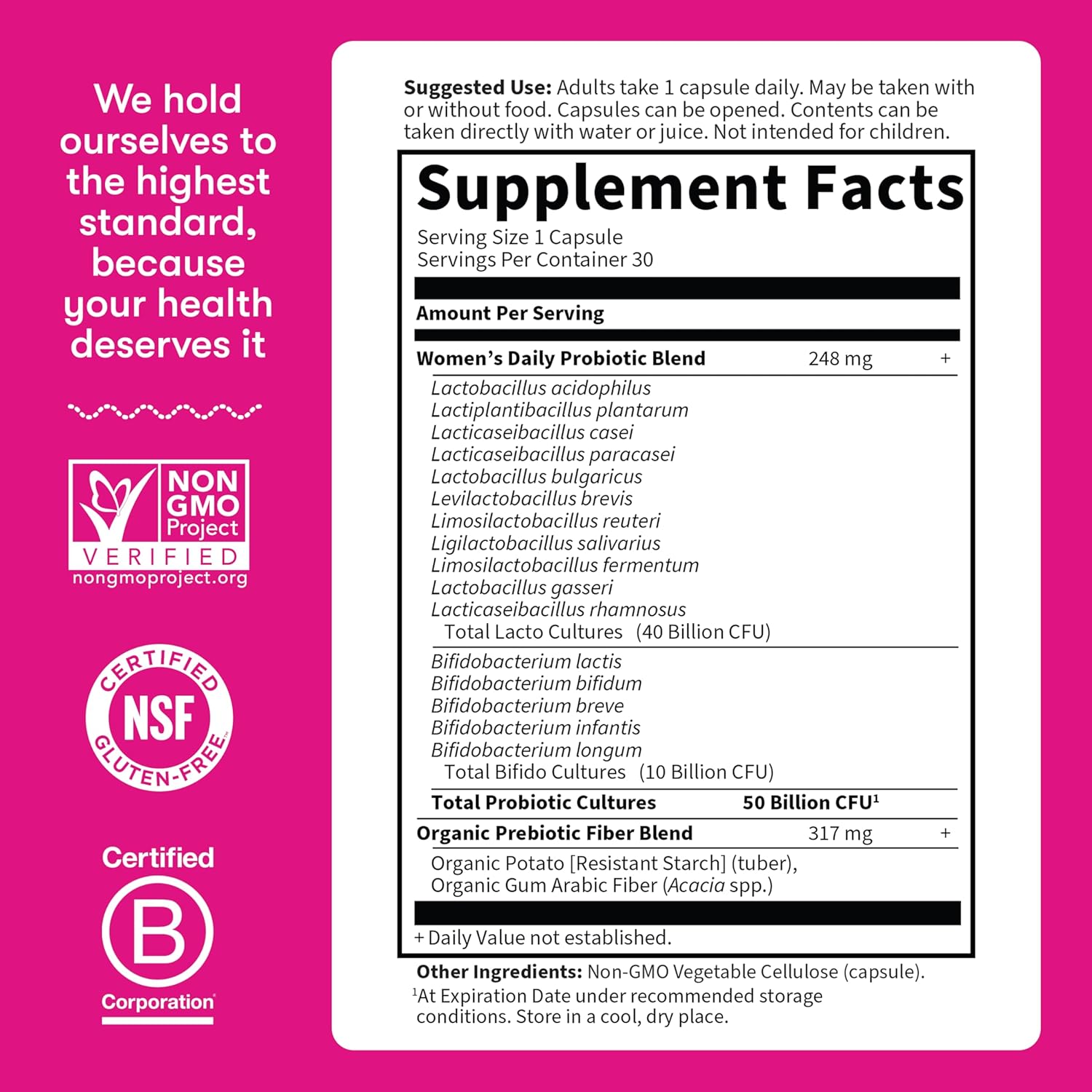 Women's Daily Probiotic Boost
