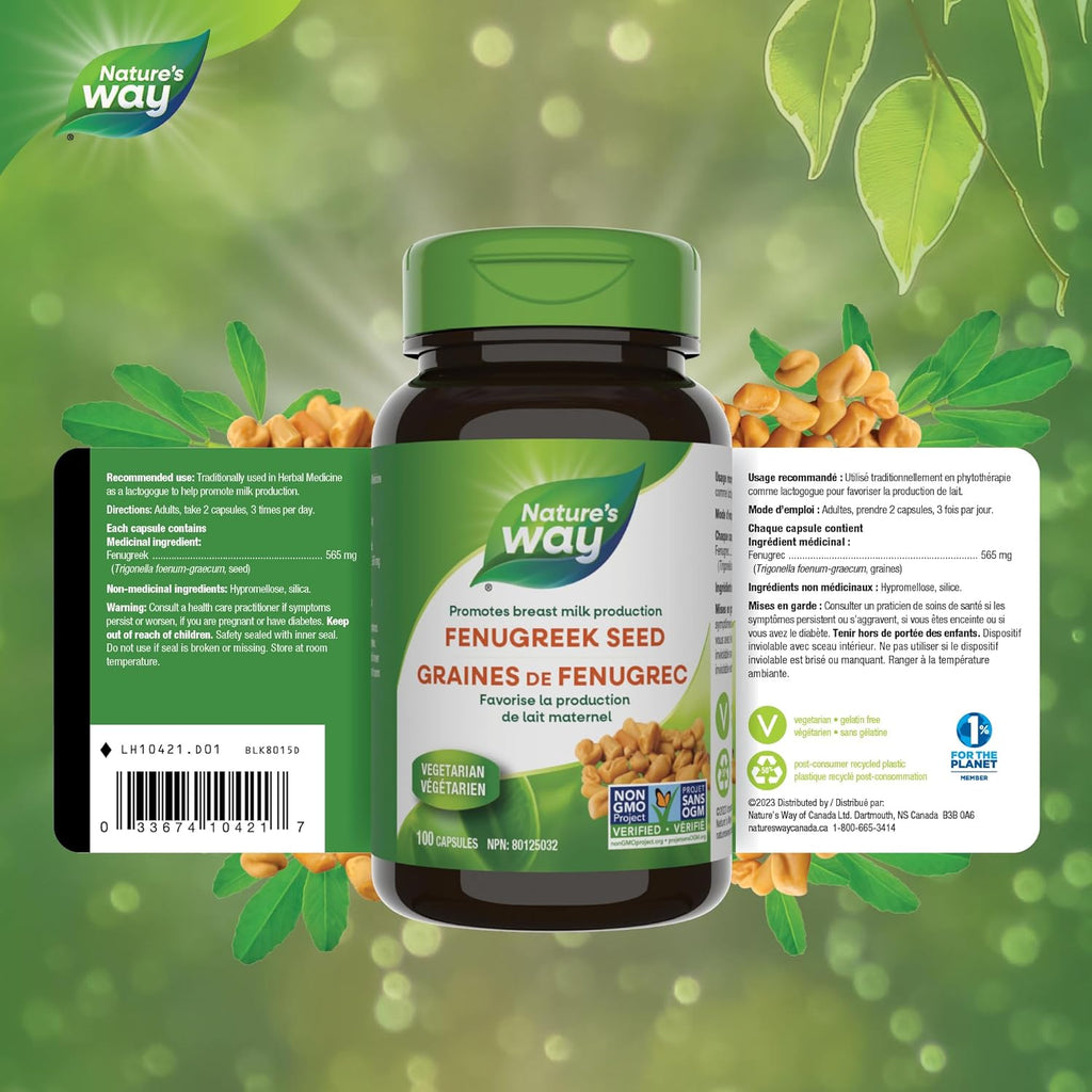 Fenugreek Breastfeeding Support Capsules