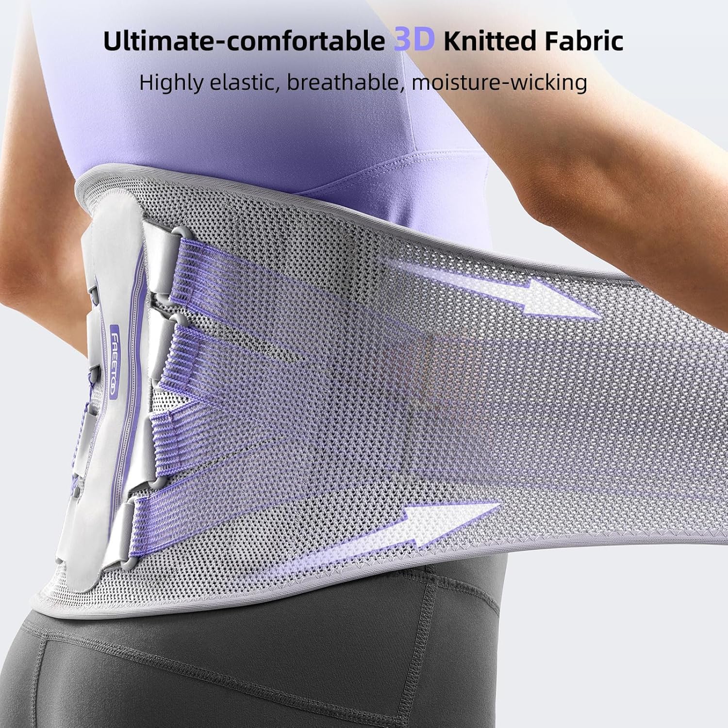 FREETOO Women's Comfort Back Brace
