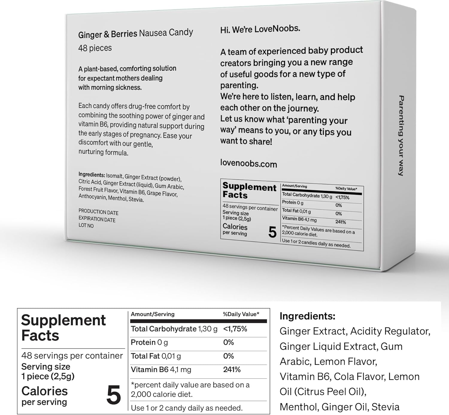 Berry Relief Ginger Drops